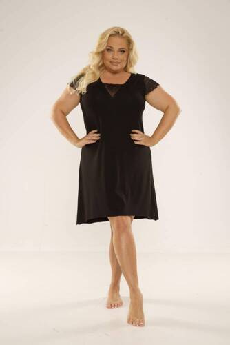 340 Fanny Camisón Talla Grande Forex - Negro