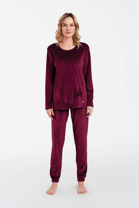 Conjunto Akara Ladies Moda Italiana - burdeos