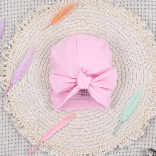 ABN-5547 Gorro para bebé Nini Happy Animals de algodón orgánico - seguro, ecológico, cómodo