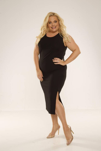 707 Vestido Freya Mujer de De Lafense - negro