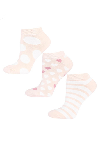 Moraj CSD240-100 calcetines de las mujeres - algodón, cómodo, patrón aleatorio