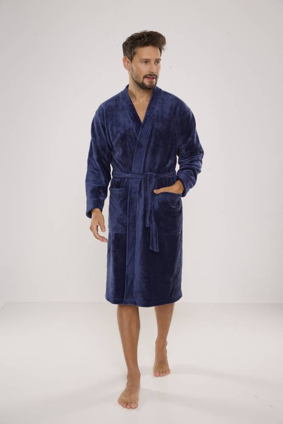 391 Albornoz de hombre Hugo De lafense - denim