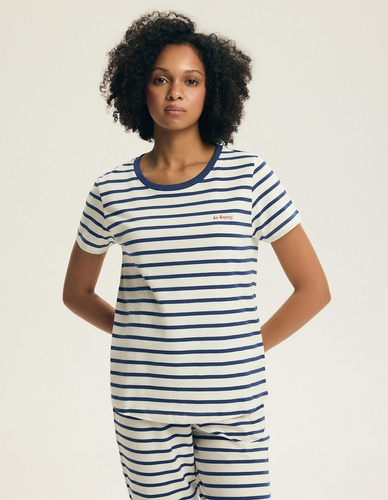 Pijama mujer 45316 Eulana 100% algodón 7/8