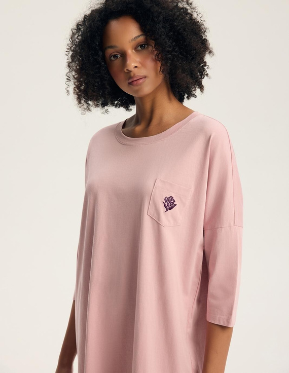 Camisón Henderson 45446 Galla 3/4 Rosa 100% Algodón Confort