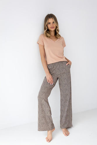 Pijama de mujer Liana Sensis - bambú manga corta y pantalón largo | Confort Premium