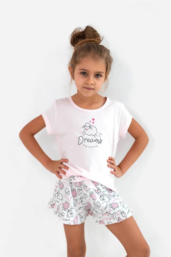 Sensis Lamb Kids Pijama de niña - rosa