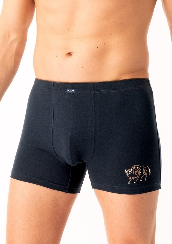 Calzoncillos bóxer para hombre MXH 706 Key negro - algodón, cómodos, en una elegante caja