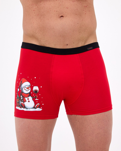 007/81 Cornette - calzoncillos de Navidad para hombre, 95% algodón 5% elastán, en caja
