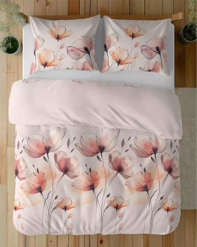 5492 A Detexpol Satin Stories rosa claro | 100% algodón, tejido de raso, cremallera, papel de regalo