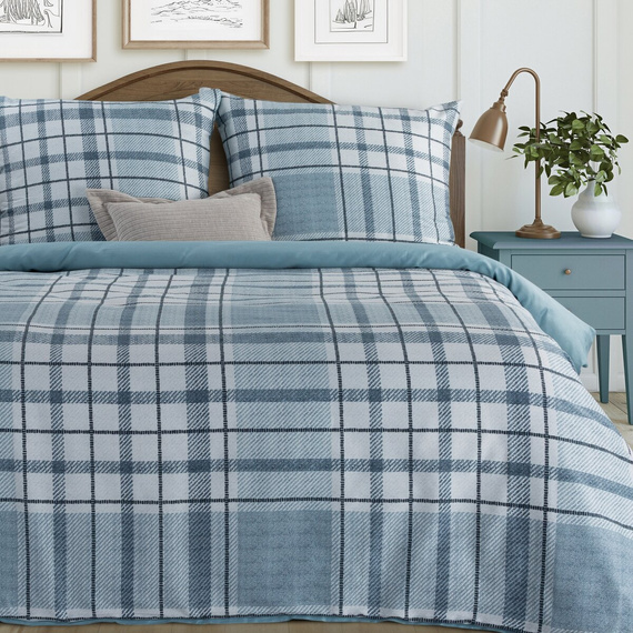 Eurofirany SPRING 95 ropa de cama 100% satén algodón cuadros Oeko-Tex