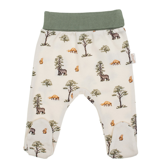 218009 Saco de dormir de algodón Oso Yogui Nicol - estampado bosque