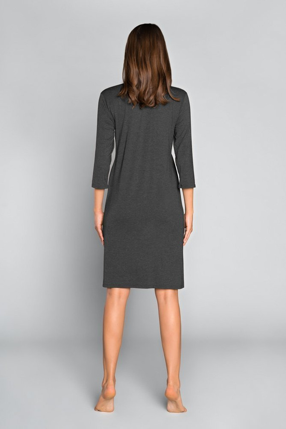 Italia Fashion maternidad y lactancia manga 3/4 sonata - melange oscuro/pelo