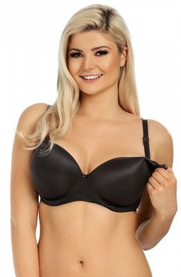 3109 Sujetador de lactancia acolchado Lupoline-negro