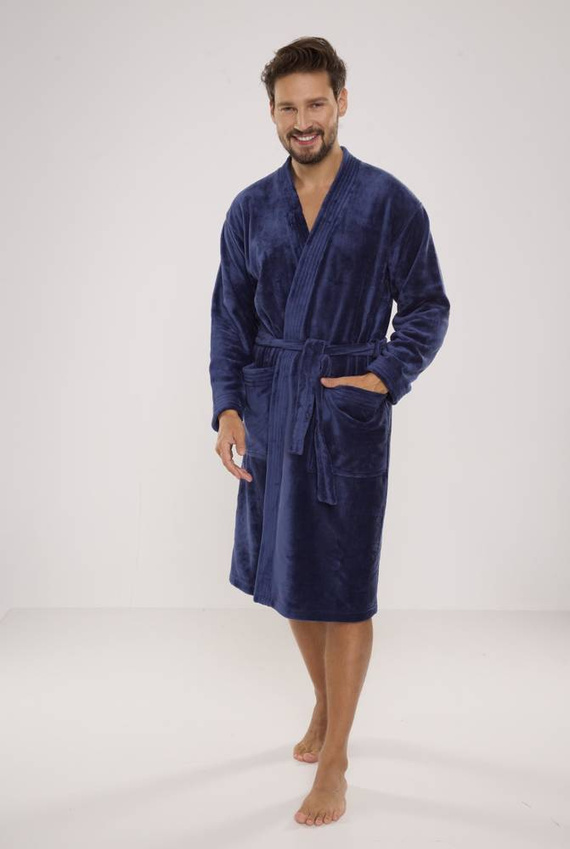 391 Albornoz de hombre Hugo De lafense - denim