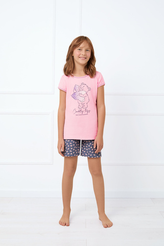 Lotte Pijama de niña Italian Fashion - rosa/estampado