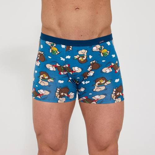 Cornette Tattoo 280/258 Chillout 2 – bóxer hombre azul de algodón elástico