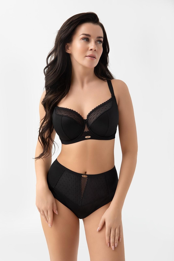 Gorsenia G021 Dotti Sujetador Semi Soft Pólusztywniany Negro