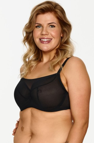 131 Sujetador suave Lupoline - negro
