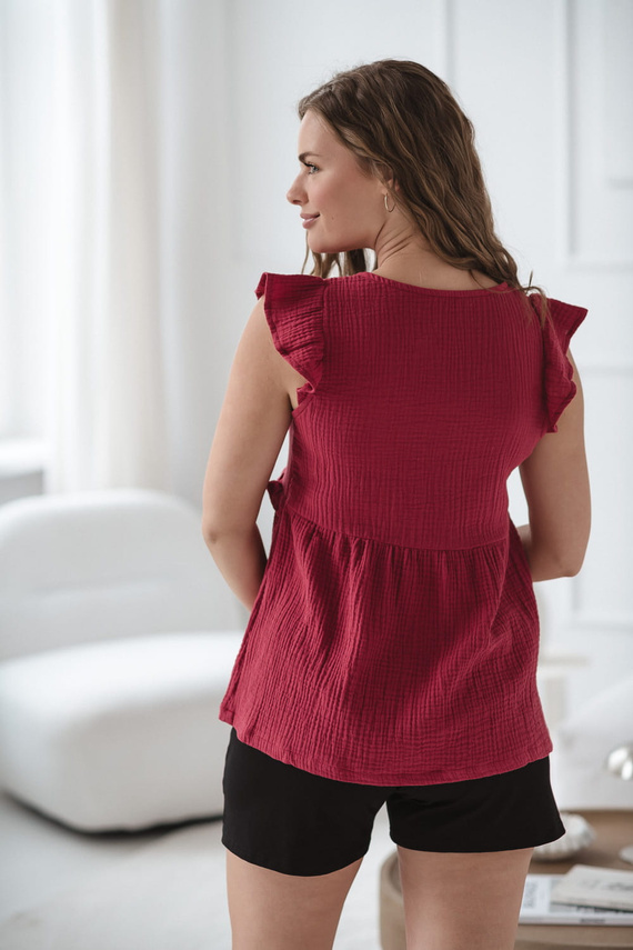 Milky Butterfly Blusa de maternidad y lactancia - comodidad y estilo Milk&Love frambuesa