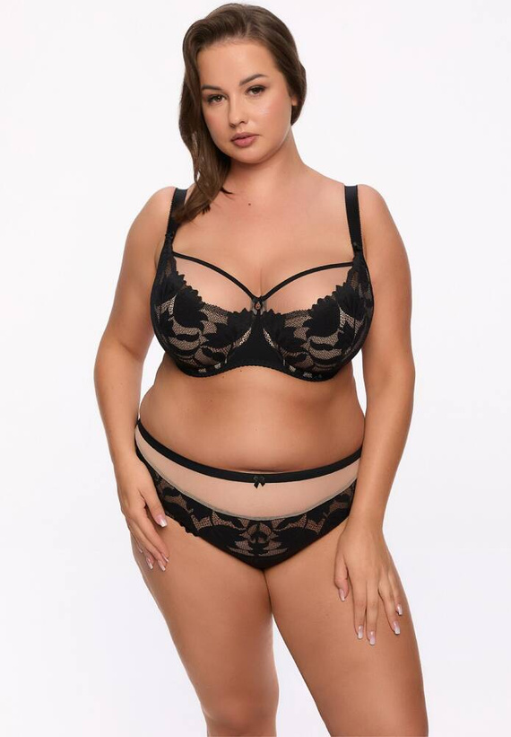 BSM 1134 Keto Sujetador maxi semi-acolchado Gaia- negro