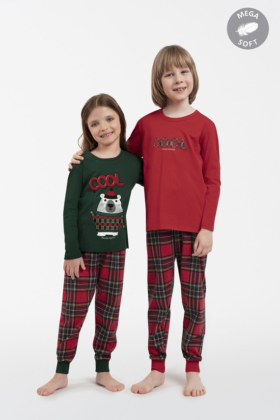 Pijama para niños Tess Italian Fashion - verde/estampado