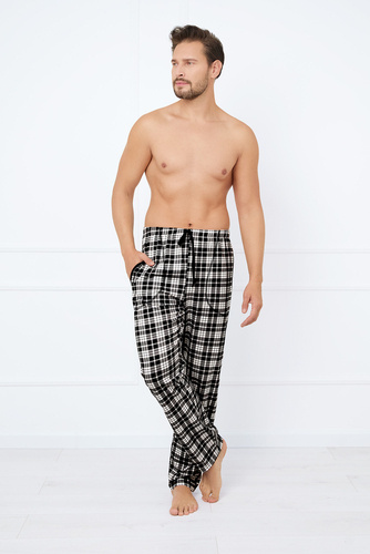 Klark Pantalones de pijama para hombre, largos Moda Italiana - estampado