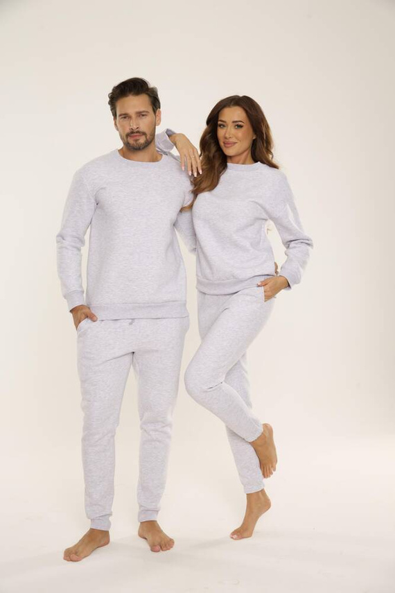 813 Indigo Chándal para hombre de De Lafense - light melange