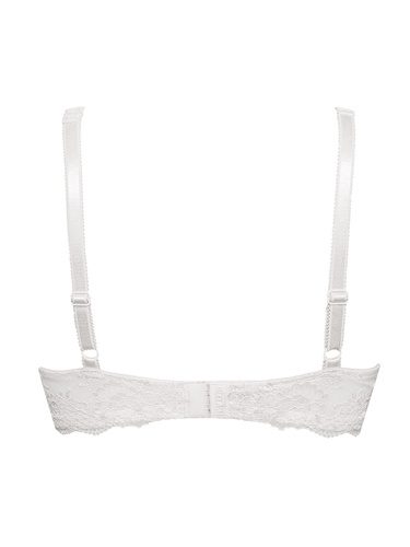 2442 Sujetador Wonderlace - encaje, suave, con aros y ajustable Sielei blanco