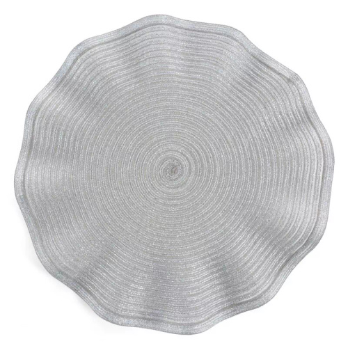 Mantel individual Eurofirany elegante base para platos glamour June silver