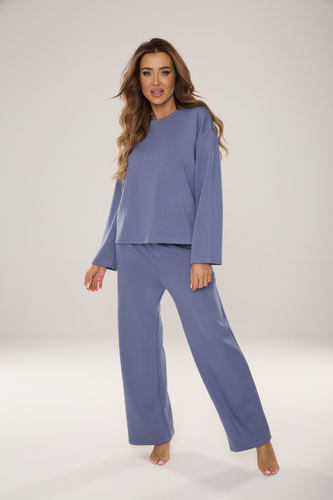 886 Butter Chándal para mujer de De Lafense - homewear en punto 'butter', denim