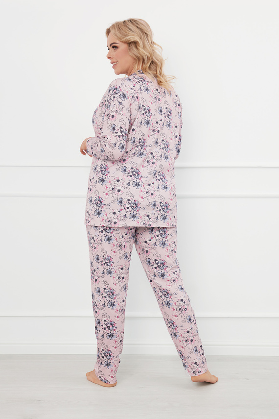 Toliana Pijama de señora manga larga, pantalón largo Moda Italiana