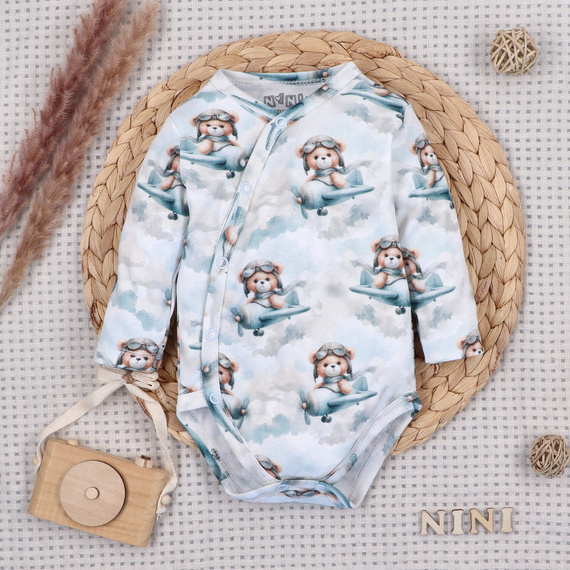 NINI ABK-0059/PIL conjunto de bebé 4 piezas Baby Bear Pilot