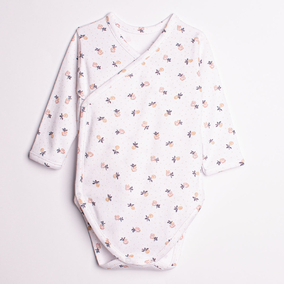 Body largo para niña de algodón Nicol 220096 – Estampado floral