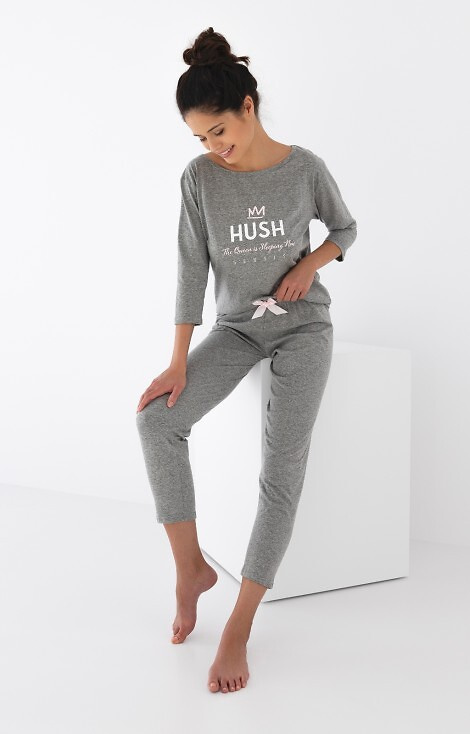 Hush Pijama de mujer Sensis - gris melange