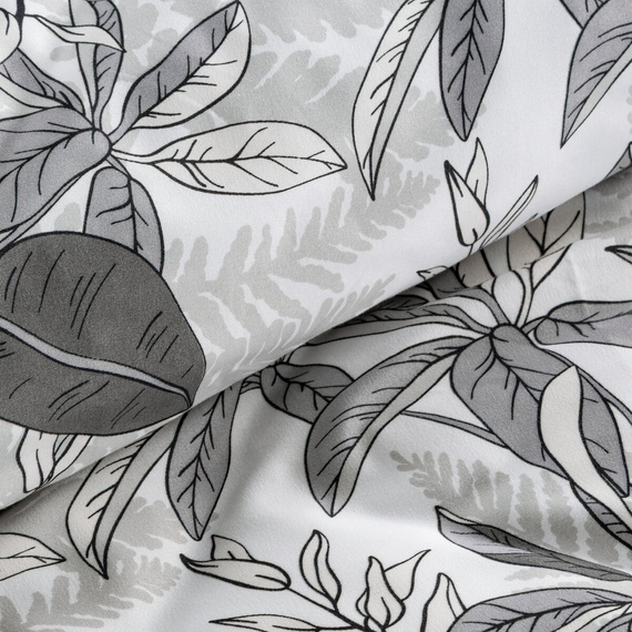 Ropa de cama Cassie Design 91 floral reversible suave con cremallera