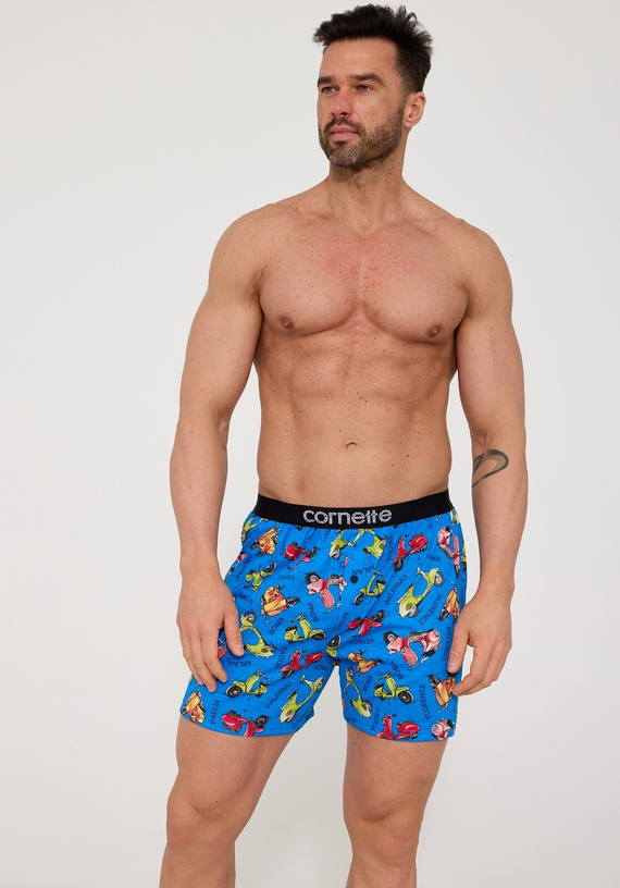 001/187 011/187 Calzoncillos Hornet Cornette Classic para hombre - 100% algodón, corte holgado, abertura con botón, comodidad diaria