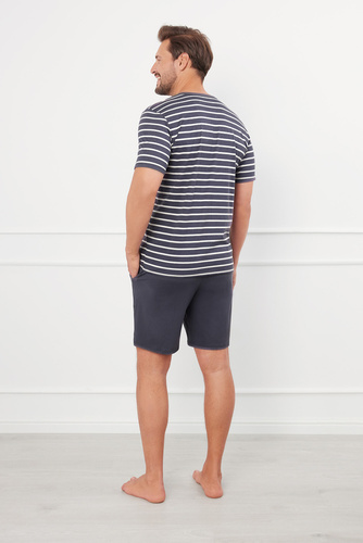 Pijama Bert Hombre Moda Italiana - grafito