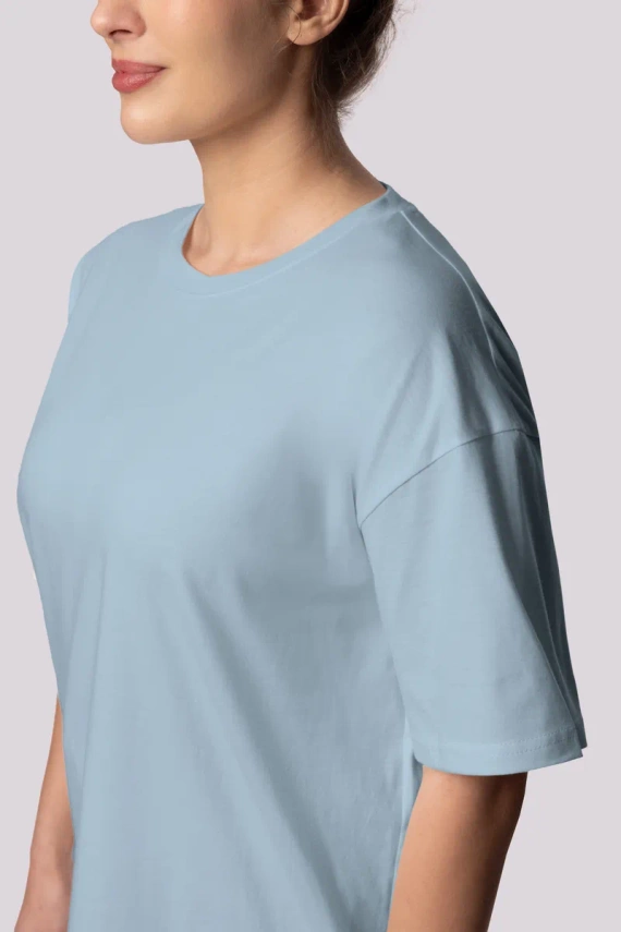 Bliss pijama de mujer de manga corta Mona azul claro