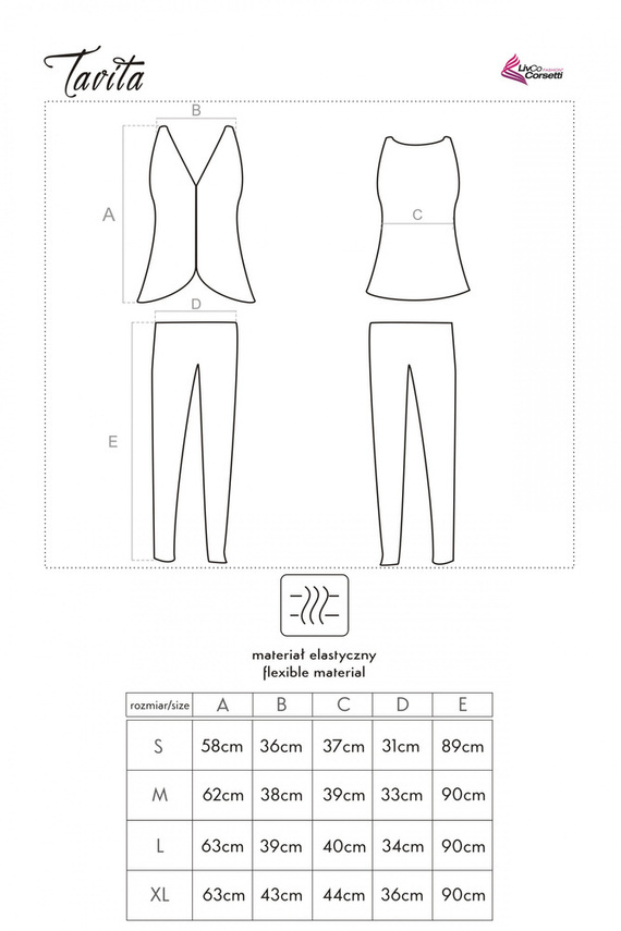 Tavita LC 90042 Pijama de mujer LivCo Corsetti Moda