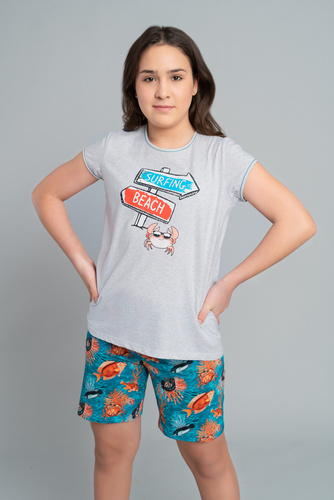 Oceania Pijama de niña Italian Fashion - melange/print