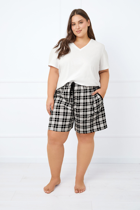 Klara Pantalón corto de pijama de mujer Moda Italiana - estampado