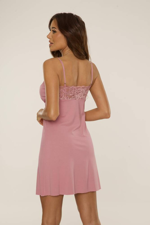 639 Camisón Noela De Lafense - rosa sucio