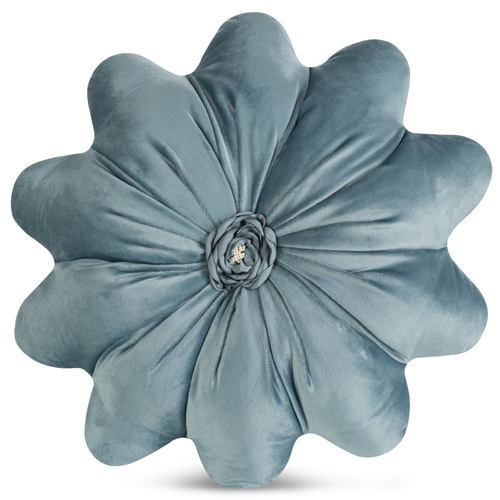Cojín decorativo Flores Eurofirany flor Ø40 cm blue