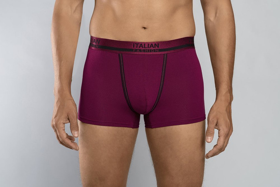 Calzoncillos bóxer de hombre Umberto Moda Italiana - vino