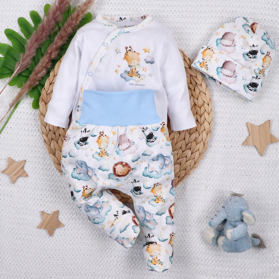 ABN-5618 Gorro para bebé Little Dreamers Nini de algodón orgánico - seguro, ecológico, cómodo