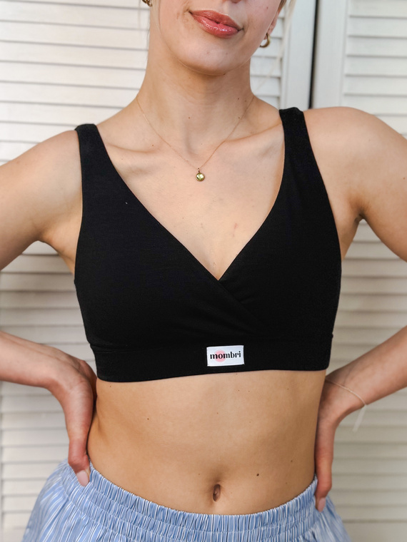 Milk&Love Mombri Klasyk sujetador lactancia impermeable black