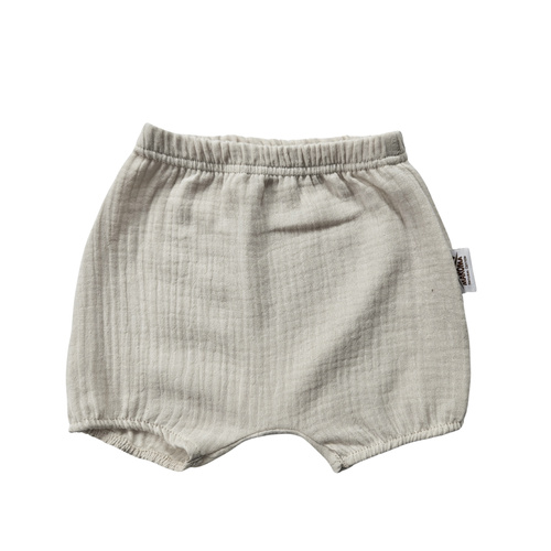 Baby blossoms Just Muslin 40235BE Makoma muselina beige 100% algodón, sobre banda elástica