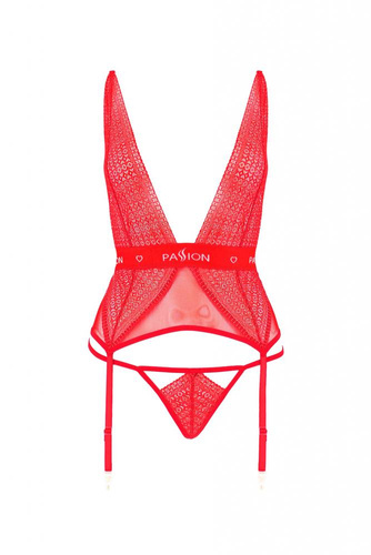 Corsé Mirajane Corsé para mujer Rojo pasión