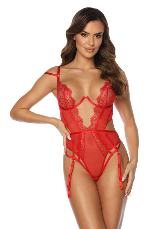 Yolie B-1092 Body para mujer Kinga rojo