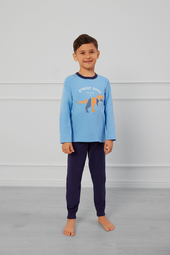 Rex Pijama de niño Italian Fashion - azul/azul